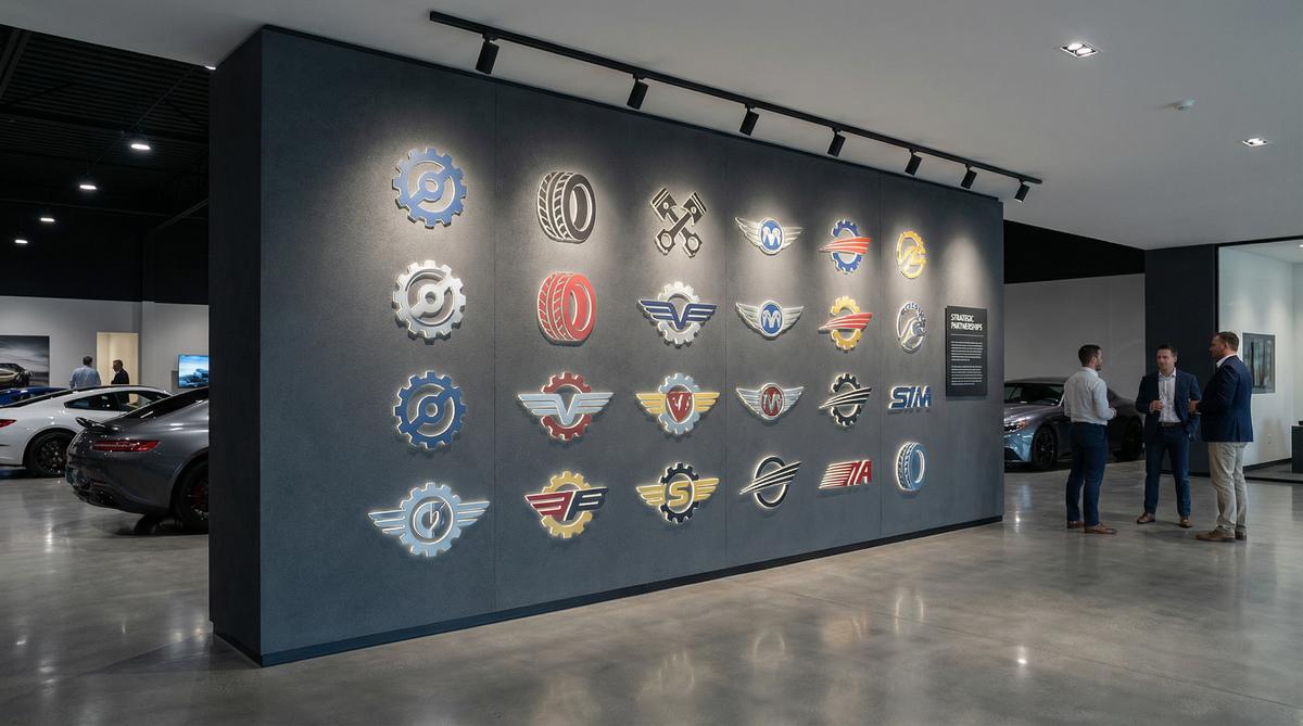 海角社区合作改装品牌Logo墙